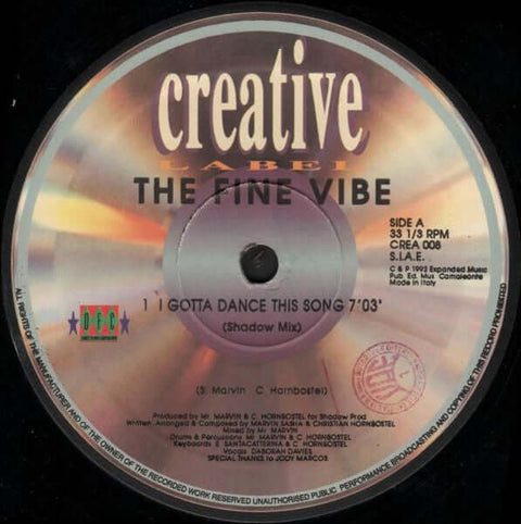 The Fine Vibe : I Gotta Dance This Song (12") is available for sale at our shop at a great price. We have a huge collection of Vinyl's, CD's, Cassettes & other formats available for sale for music lovers - Vinyl Record