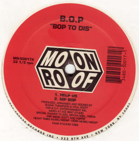 B.O.P. : Bop To Dis (12") is available for sale at our shop at a great price. We have a huge collection of Vinyl's, CD's, Cassettes & other formats available for sale for music lovers - Vinyl Record