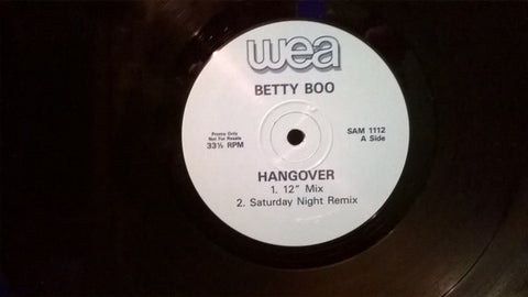 Betty Boo : Hangover (12", Promo) - Vinyl Record