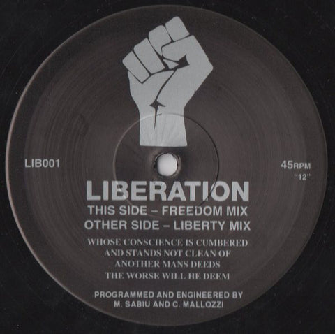 Liberation : Liberation (12", Single) - Vinyl Record