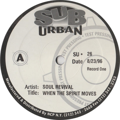 Soul Revival Featuring Capathia Jenkins : When The Spirit Moves (2x12", TP) - Vinyl Record