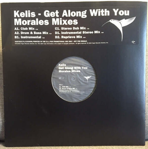 Kelis : Get Along With You / Morales Mixes (2x12", Promo) is available for sale at our shop at a great price. We have a huge collection of Vinyl's, CD's, Cassettes & other formats available for sale for music lovers - Vinyl Record