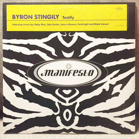 Byron Stingily : Testify (2x12", Promo) - Vinyl Record