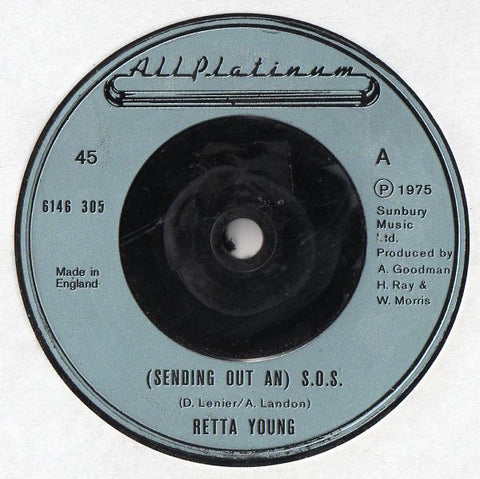 Retta Young* : (Sending Out An) S.O.S. (7", Single, Inj) - Vinyl Record