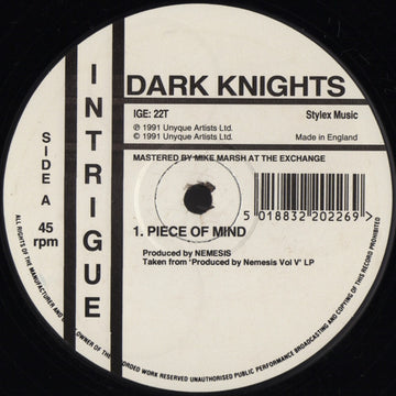 Dark Knights : Piece Of Mind (12