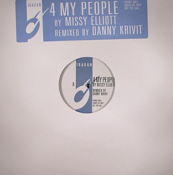 Missy Elliott / Danny Krivit : 4 My People (Danny Krivit Remix) / Round And Round (12", Promo)