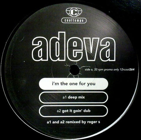 Adeva : I'm The One For You (12", Promo) - Vinyl Record