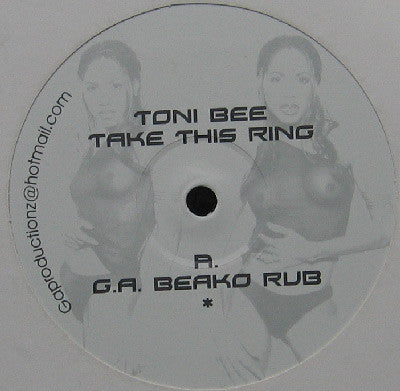 Toni Bee : Take This Ring (12") - Vinyl Record