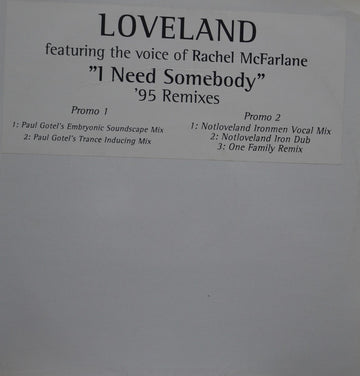 Loveland Featuring Rachel McFarlane : I Need Somebody (2x12