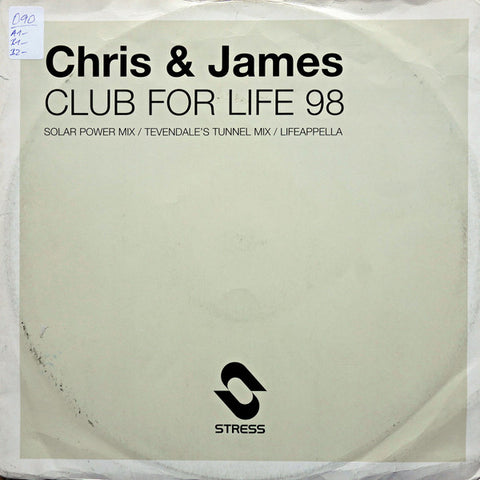 Chris & James : Club For Life '98 (12") - Vinyl Record