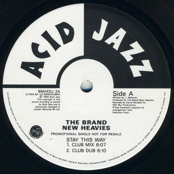 The Brand New Heavies : Stay This Way (12