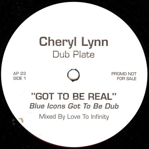 Cheryl Lynn : Got To Be Real (10", Promo) - Vinyl Record