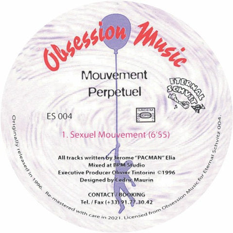 Mouvement Perpétuel : Sexuel Mouvement (12", EP, RE, RM) - Vinyl Record