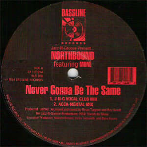 Jazz-N-Groove Present Northbound Featuring Moné : Never Gonna Be The Same (12") - Vinyl Record