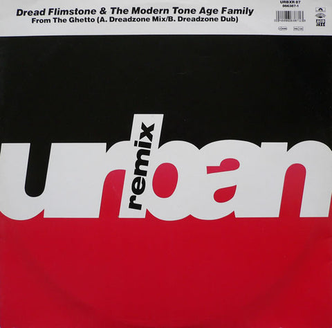 Dread Flimstone & The Modern Tone Age Family* : From The Ghetto (12") - Vinyl Record