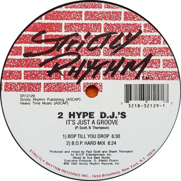 2 Hype D.J.'s - It's Just A Groove Vinyl Vinly Record