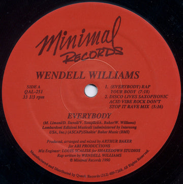 Wendell Williams : Everybody (12