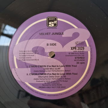 Velvet Jungle - C'mon C'mon (I'm Not In Love With You) Vinly Record