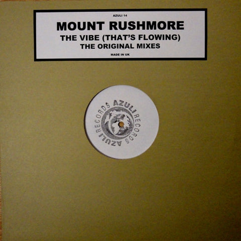 Mount Rushmore : The Vibe (That's Flowing) (12", Promo, W/Lbl) - Vinyl Record