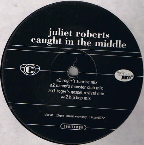 Juliet Roberts : Caught In The Middle (12", Promo) is available for sale at our shop at a great price. We have a huge collection of Vinyl's, CD's, Cassettes & other formats available for sale for music lovers - Vinyl Record