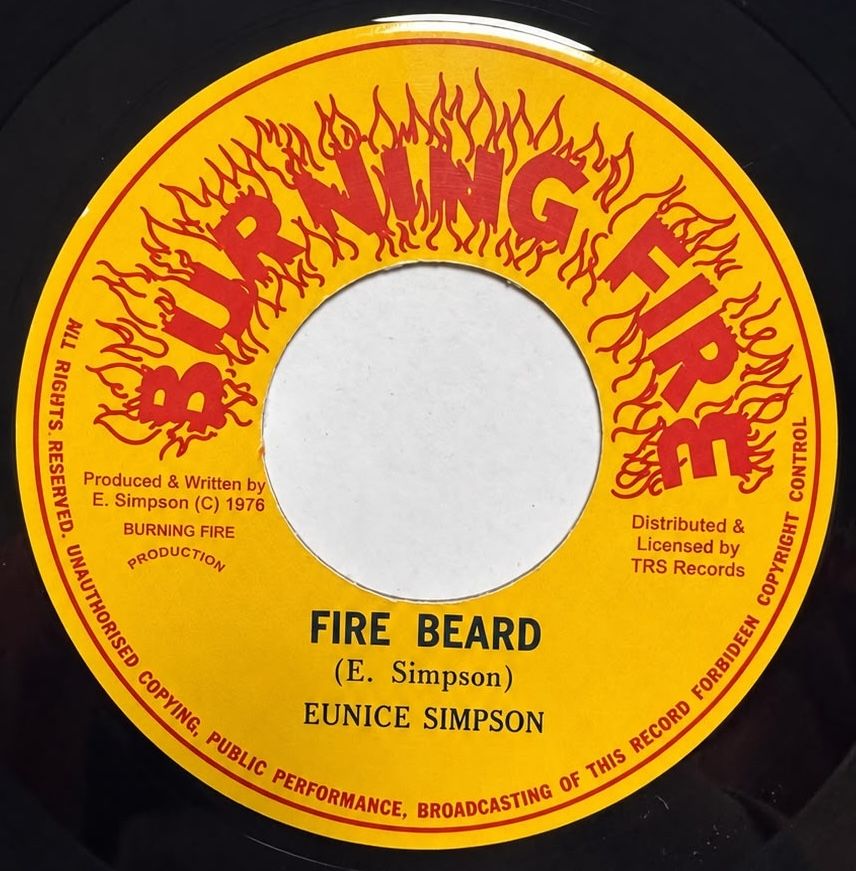 Eunice Simpson - Fire Beard - release artwork