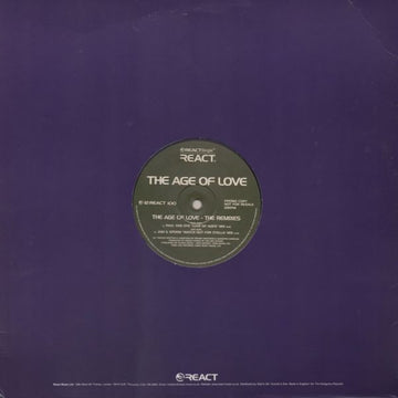 The Age Of Love* : The Age Of Love (The Remixes) (12