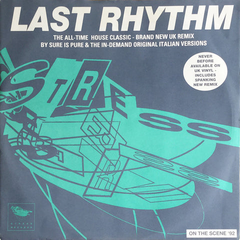 Last Rhythm : Last Rhythm (12") - Vinyl Record