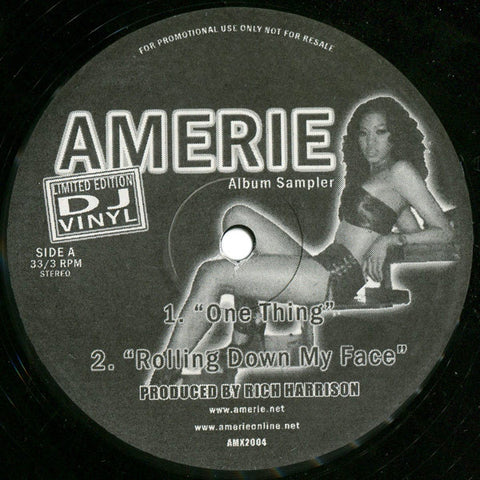 Amerie : One Thing (Album Sampler) (12", Ltd, Promo, Smplr) - Vinyl Record