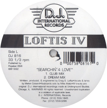 Loftis IV* : Searchin' 4 Love (12