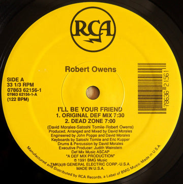 Robert Owens : I'll Be Your Friend (12