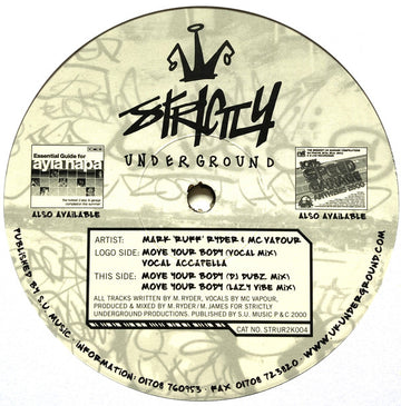 Mark 'Ruff' Ryder* & MC Vapour : Move Your Body (12