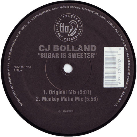 CJ Bolland : Sugar Is Sweeter (12") - Vinyl Record