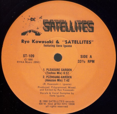 Ryo Kawasaki & Satellites Featuring Ilana Iguana : Pleasure Garden (12") - Vinyl Record