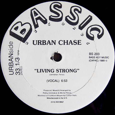 Urban Chase : Living Strong (12") - Vinyl Record