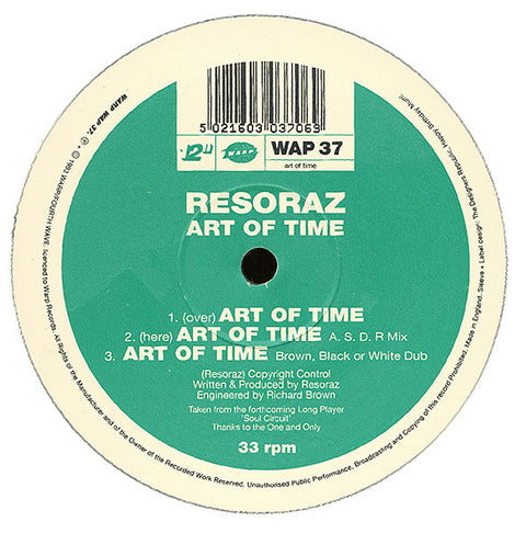 Resoraz : Art Of Time (12") - Vinyl Record