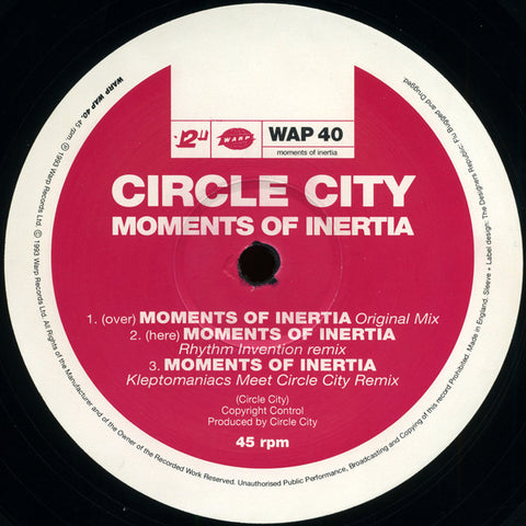 Circle City : Moments Of Inertia (12", No ) - Vinyl Record