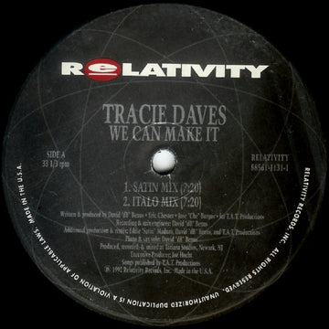 Tracie Daves : We Can Make It (12