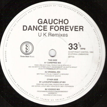 Gaucho : Dance Forever (UK Remixes) (12