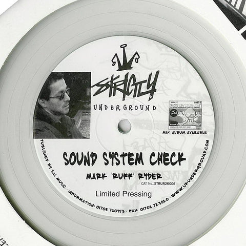 Mark "Ruff" Ryder* : Sound System Check (12", Ltd, Cle) - Vinyl Record