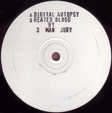 3 Man Jury - Digital Autopsy / Heated Blood Vinyl Vinly Record