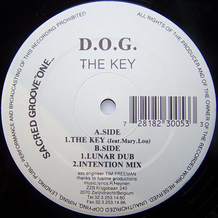 D.O.G.* : The Key (12") - Vinyl Record