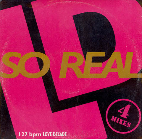 Love Decade : So Real (12", Single) - Vinyl Record