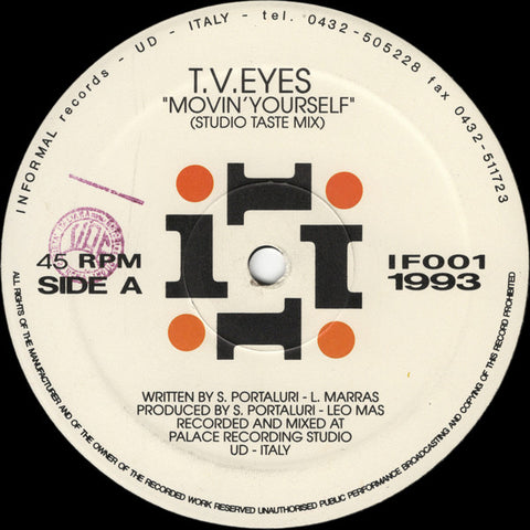 T.V.Eyes* : Movin' Yourself (12") - Vinyl Record