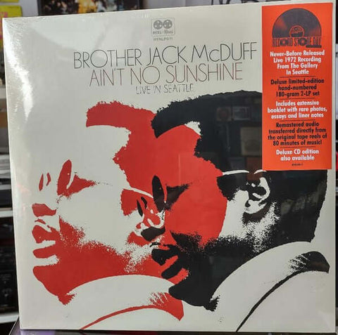 Brother Jack McDuff : Ain't No Sunshine - Live In Seattle (2xLP, Album, RSD, Ltd, Num) - Vinyl Record