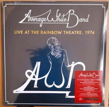 Average White Band : Live At The Rainbow Theatre 1974 (LP, Album, RSD, Mixed, Whi) Vinly Record