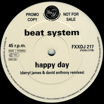 Beat System* : Happy Day (Darryl James & David Anthony Remixes) (12