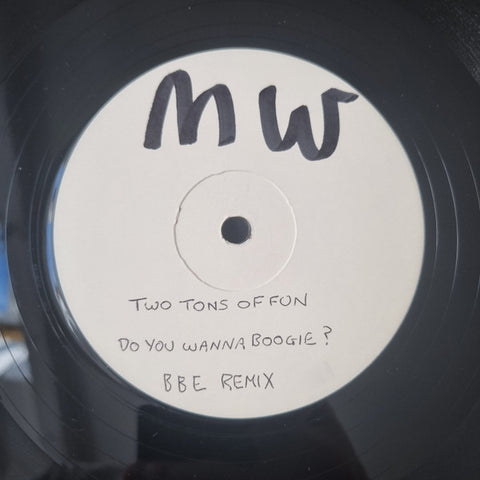 Two Tons Of Fun* : Do You Wanna Boogie (12", Promo, W/Lbl) - Vinyl Record