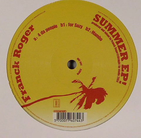 Franck Roger : Summer EP! (12", EP, M/Print) - Vinyl Record