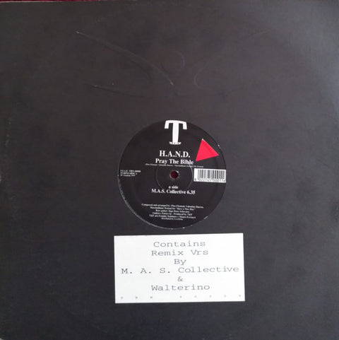 H.A.N.D. : Pray The Bible (12") - Vinyl Record