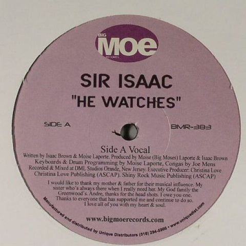 Sir Isaac : He Watches (12") - Vinyl Record